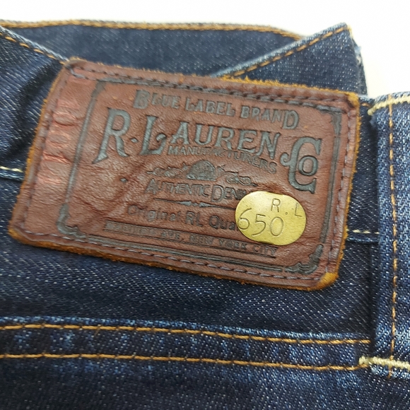Ralph Lauren Thompson 650 Button Fly Jeans - Picture 3 of 10